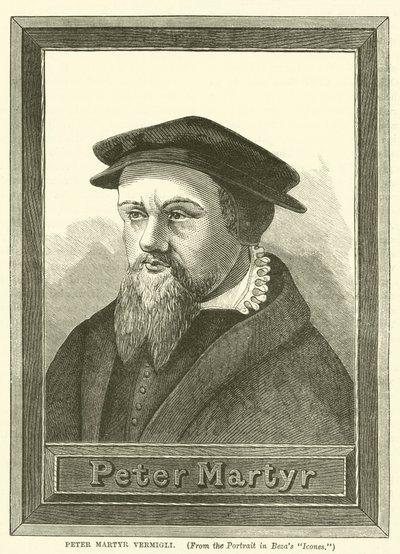 Peter Martyr Vermigli (Grawerowanie) autorstwa English School
