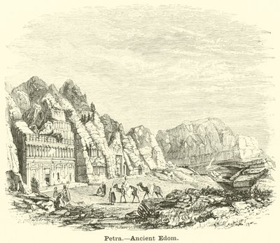 Petra, Starożytny Edom autorstwa English School