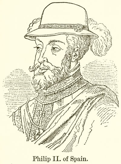 Filip II z Hiszpanii autorstwa English School
