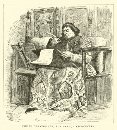 Philip des Comines, francuski kronikarz autorstwa English School