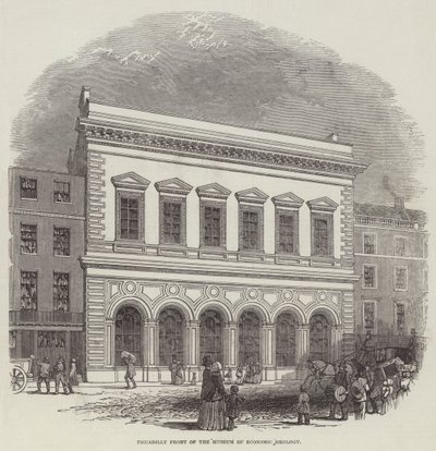 Piccadilly Front Muzeum Geologii Gospodarczej (grafika) autorstwa English School