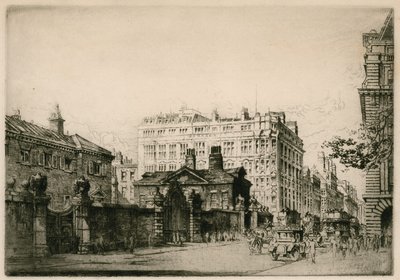 Piccadilly i Devonshire House, Londyn autorstwa English School