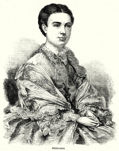 Piccolomini (grawerowanie) autorstwa English School