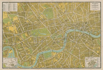 Obrazkowa mapa Londynu autorstwa English School