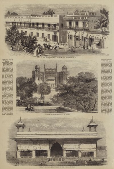 Zdjęcia z Delhi (grawerowanie) autorstwa English School