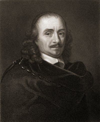 Pierre Corneille (1606-84) z Galerii Portretów, wydana w 1833 autorstwa English School