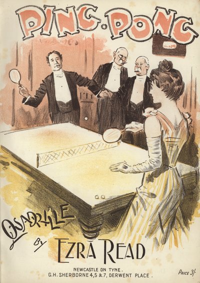 Ping Pong, kadryl Ezry Read (kolor lito) autorstwa English School