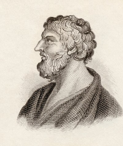 Pittacus z Mytilene, ze „Słownika historycznego krabów”, opublikowanego w 1825 r. autorstwa English School