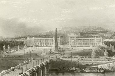 Place de la Concorde — Paryż autorstwa English School
