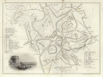 Plan Rzymu autorstwa English School