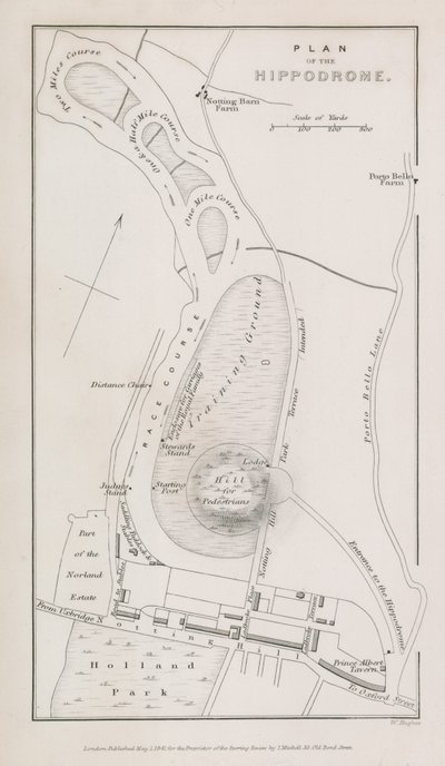 Plan des Hippodroms von English School