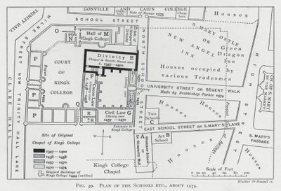 Plan Szkół itp., około 1575 autorstwa English School