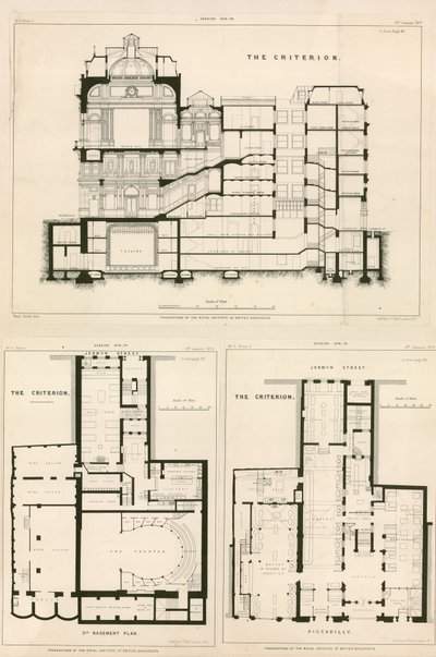 Plany Teatru Kryterium autorstwa English School