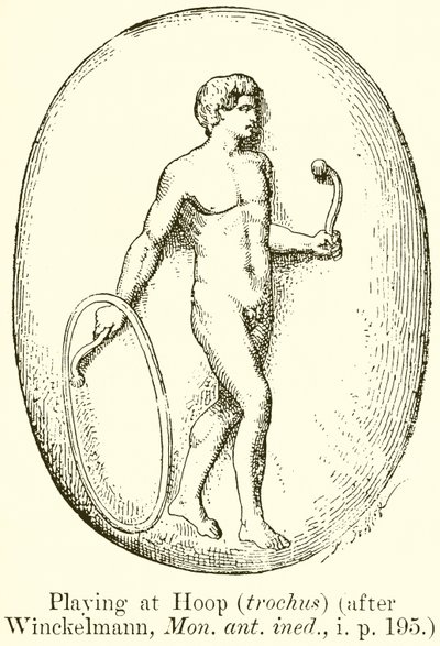 Gra w Hoop (trochus) (według Winckelmanna, pon. ant. ined., i. s. 195) autorstwa English School