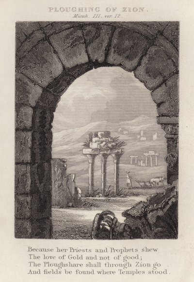 Orka Syjonu, Micheasz III, wer. 12 (rycina) autorstwa English School