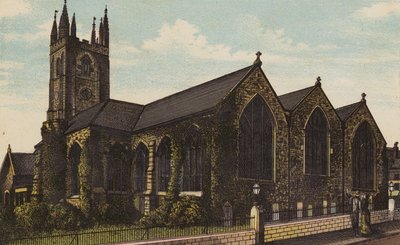 Plymouth: St Andrews Church (kolor lito) autorstwa English School