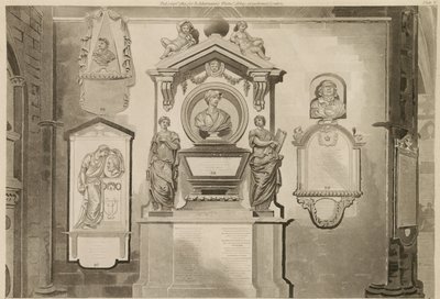 Kącik Poetów, Opactwo Westminsterskie, Londyn autorstwa English School