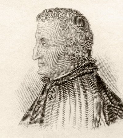 Polydore Vergil, ze „Słownika historycznego Krabba”, opublikowanego w 1825 r. autorstwa English School