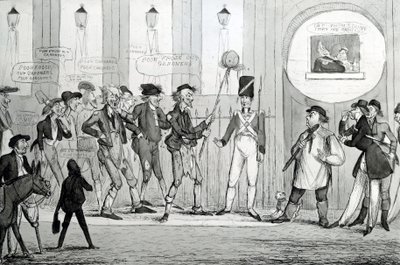 Biedni zamarli ogrodnicy, 1820 autorstwa English School