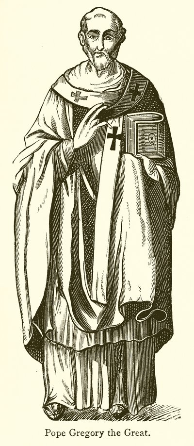 Papież Grzegorz Wielki autorstwa English School