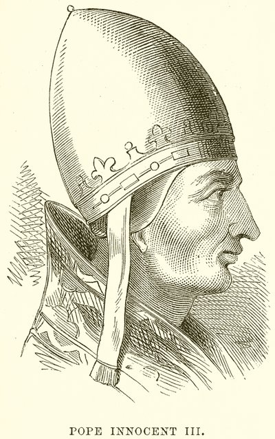 Papież Innocenty III autorstwa English School