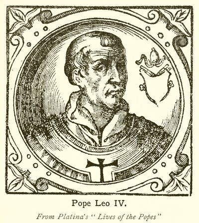 Papież Leon IV autorstwa English School