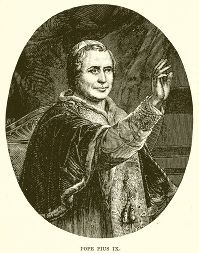 Papież Pius IX autorstwa English School