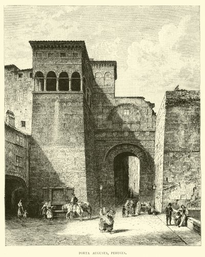 Porta Augusta, Perugia autorstwa English School