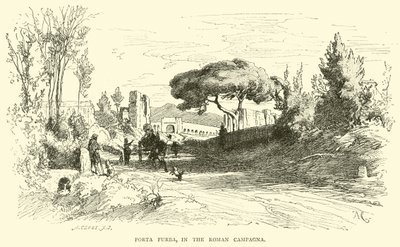 Porta Furba, w rzymskiej Kampanii autorstwa English School