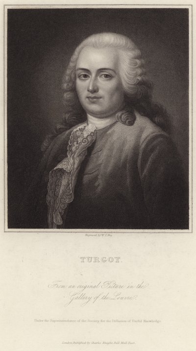 Portret Anne-Robert-Jacques Turgot autorstwa English School