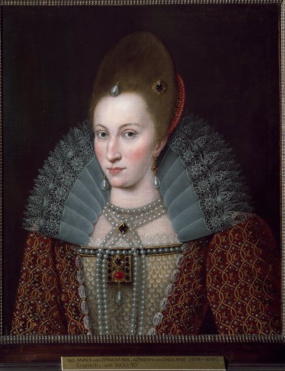 Portret Anny z Danii (Malarstwo autorstwa English School