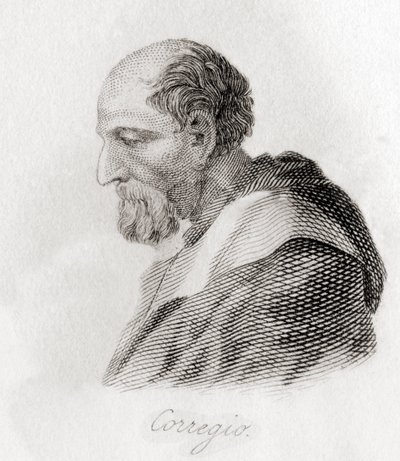 Portret Antonio Allegri da Correggio autorstwa English School