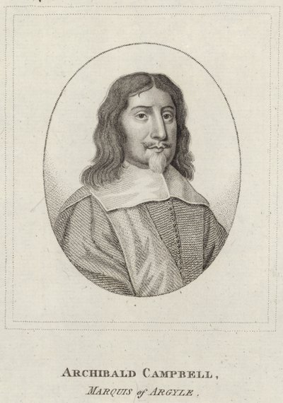 Portret Archibalda Campbella autorstwa English School