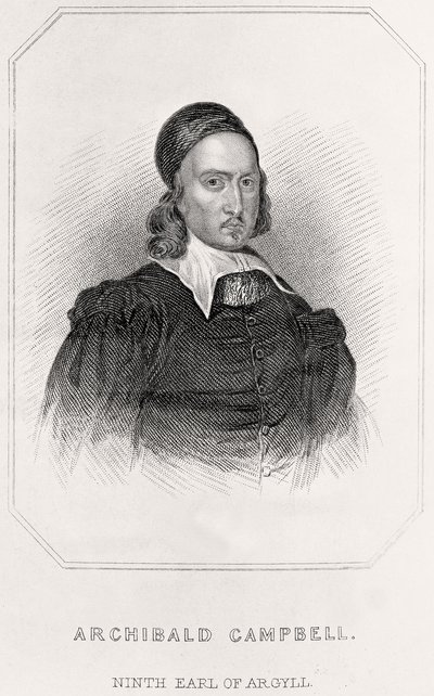 Portret Archibalda Campbella, 9. hrabiego Argyll, 1835 autorstwa English School