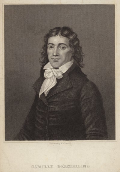 Portret Camille Desmoulins autorstwa English School