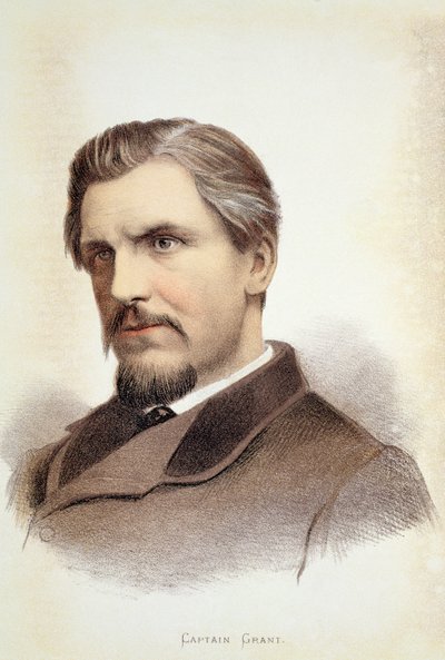 Portret kapitana Jamesa Augusta Granta (1827-87) autorstwa English School