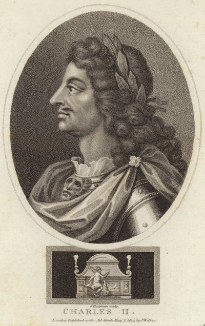 Portret Karola II z Anglii autorstwa English School