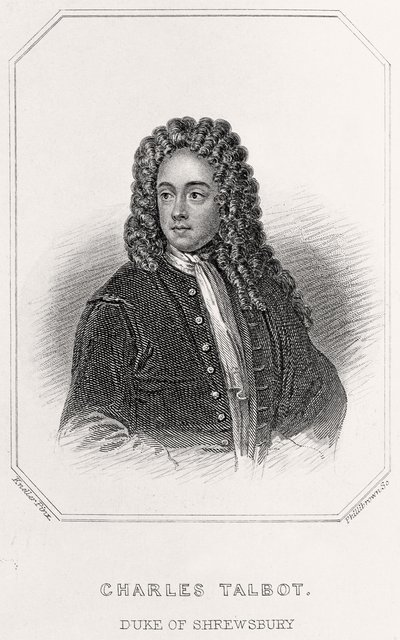 Portret Charlesa Talbota, księcia Shrewsbury, 1835 autorstwa English School