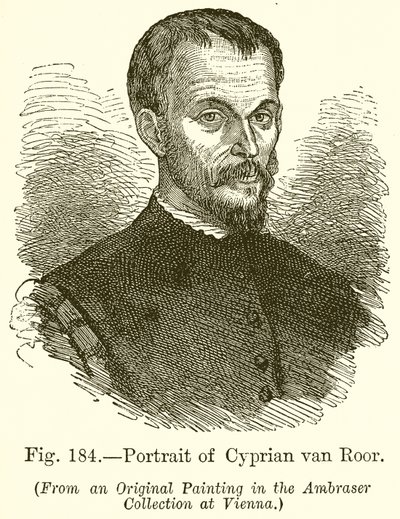 Portret Cypriana Van Roora autorstwa English School