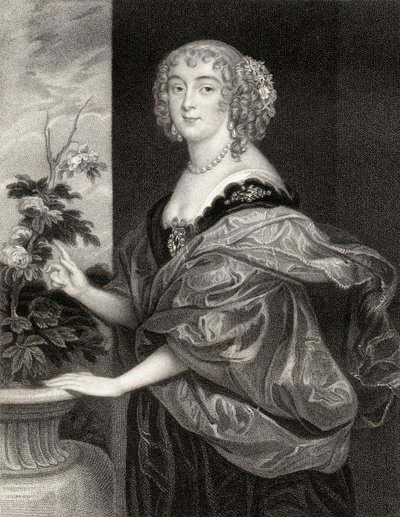 Portret Dorothy Sidney, hrabiny Sunderland, z Lodges British Portraits, 1823 autorstwa English School