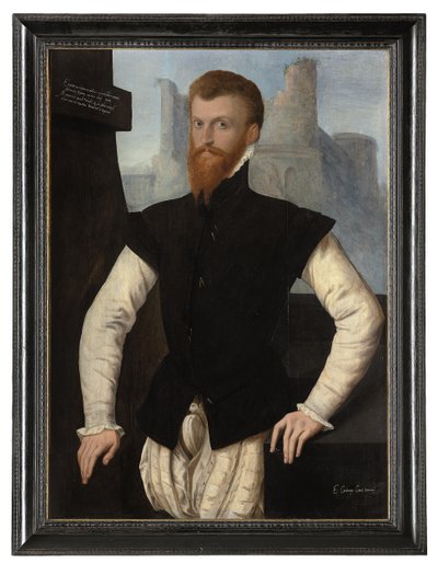 Portret Edwarda Courtenay, 1. hrabia Devon, c.1555 autorstwa English School