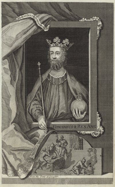 Portret Edwarda II z Anglii autorstwa English School