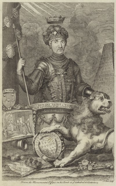 Portret Edwarda, księcia Walii autorstwa English School