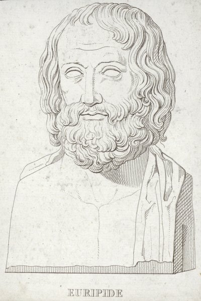 Portret Eurypidesa autorstwa English School