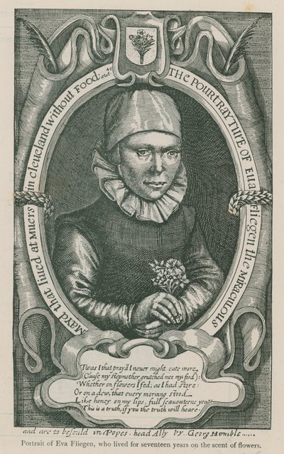 Portret Evy Fliegen, która przez 17 lat żyła w zapachu kwiatów autorstwa English School