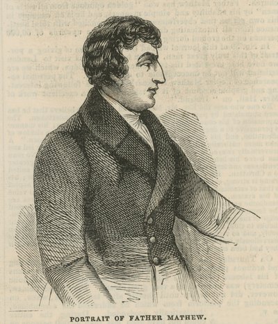 Portret ojca Theobald Mathew autorstwa English School