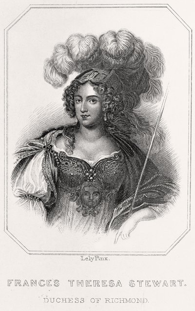 Portret Frances Theresy Stewart autorstwa English School