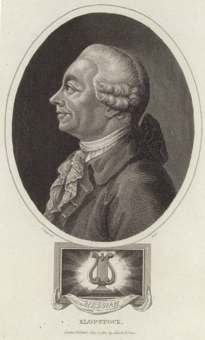 Portret Friedricha Gottlieba Klopstock autorstwa English School