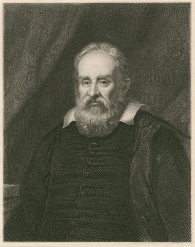 Portret Galileusza Galilei autorstwa English School