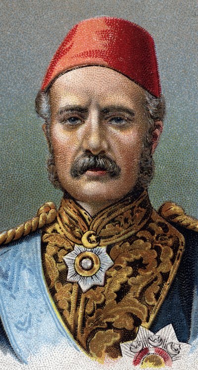 Portret generała Charlesa Gordona, żołnierza brytyjskiego - Portret Charlesa George